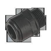 John Guest(R) Straight Adaptor 15mm x 1/2"BSP - Pack of 2 image