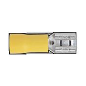 Push-On Female Terminal 6.3mm, Yellow - Pack of 100 image