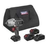 SV20 Series 1/2"Sq Drive Brushless Cordless Impact Wrench Kit 20V 4Ah - 2 Batteries image