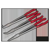 Extra-Long Needle Nose Pliers Set 400mm 3pc image