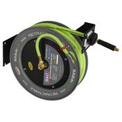 15m Retractable High-Visibility TPR Air Hose with Metal Reel 10mm ID image