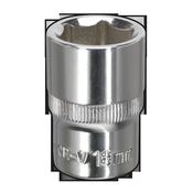 Fully Polished Socket 1/2"Sq Drive 18mm image