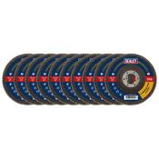 115mm Aluminium Oxide Flap Discs 40Grit 22mm Bore - Pack of 10 image