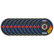 115mm Aluminium Oxide Flap Discs Assorted Grit 22mm Bore - Pack of 10 image