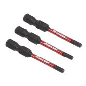 Hex Impact Power Tool Bits 3 x 50mm 3pc image