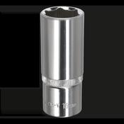 Fully Polished Socket 3/8"Sq Drive 19mm