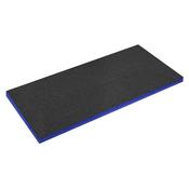 Easy Peel Shadow Foam(R) 1200 x 550 x 50mm - Blue/Black