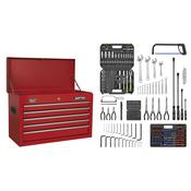 American PRO(R) Topchest 5 Drawer with 272pc Tool Kit - Red image