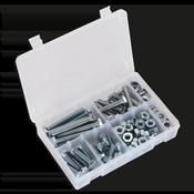 High Tensile Setscrew, Nut &amp;amp; Washer Assortment M10 150pc