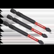 Pozi Impact Power Tool Bits #2 x 75mm 3pc image