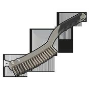 Wire Brush with Stainless Steel Fill &amp;amp; Scraper image