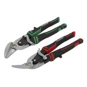 High Leverage Offset Aviation Tin Snip Set 2pc image