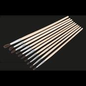 Touch-Up Paint Brush Assortment with Wooden Handle 10pc