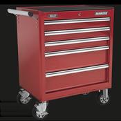 Superline PRO(R) Rollcab 5 Drawer - Red image