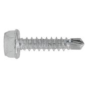 Zinc Plated Self-Drilling Hex Head Screw 4.2 x 19mm - Pack of 100 image
