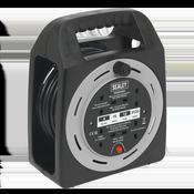 15m Box Type Cable Reel with Thermal Trip 4 x 230V image