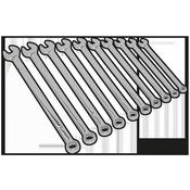 Extra-Long Combination Spanner Set 10pc image