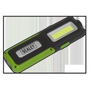 Rechargeable Inspection Light with Power Bank 5W COB &amp;amp; 3W SMD LED - Green image