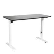 Single Motor Ultra-Quiet Adjustable-Height Electric Sit/Stand Desk - Black Desktop image