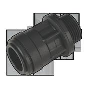 John Guest(R) Straight Adaptor 22mm x 3/4"BSP - Pack of 2 image