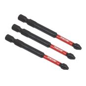 Phillips Impact Power Tool Bits #2 x 75mm 3pc image