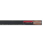 Thin Wall Flat Automotive Cable Twin 2 x 1mm 32/0.20mm 30m - Black image