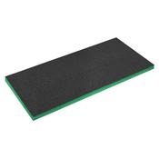 Easy Peel Shadow Foam(R) 1200 x 550 x 50mm - Green/Black
