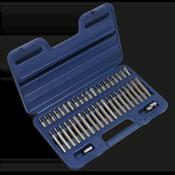 TRX-Star*/Hex/Spline Bit Set 3/8" &amp;amp; 1/2"Sq Drive 42pc image