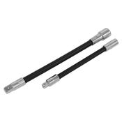 Flexible Extension Adaptor Set 1/4"Sq x 150mm &amp;amp; 3/8"Sq x 200mm 2pc image
