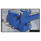 Quick Action Cast Iron Vice with Swivel Base 200mm image