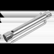 Long Reach Double End Spark Plug Box Spanner with L-Bar 17/21mm image
