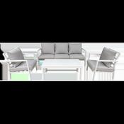 Kyoto Aluminium Outdoor Sofa &amp;amp; Coffee Table Set 4pc image