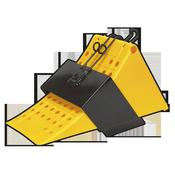 Commercial Wheel Chock with Bracket image