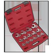 Crow's Foot Open-End Spanner Set 3/8"Sq Drive 15pc image
