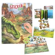 Dino World Mini Sticker Fun Book image