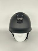 Samshield 2.0 Shadow Custom Riding Hat Helmet - Black/Royal Flower Swarovski image