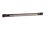 Equestrian Leather Brass Clincher Bridle Browband - Cob / Brown