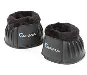 ARMA Fleece Over Reach Boots Black Pony - XFull image