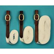 Equisential White Cotton Lead Rope with Leather Billet - 24in image
