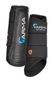 Shires ARMA Air Motion Shock Absorbing Brushing Boots - Black / Full image