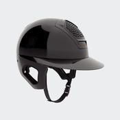 Freejump Voronoi Full Protection Wide Visor Riding Helmet - Black Gloss - Large image