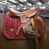Sandstorm GP Velvet Saddle Pad - Ruby - Full / Black image
