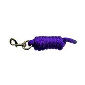 Turfmasters Heavy-Duty Woven Nylon Horse Lead Rope - Black - Purple image
