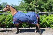 Turfmaster Light Weight 1200 Turn Out  Navy/Burgundy - 7ft