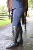 Tesoro Core Knee-Grip Riding Tights - Navy - Navy / Small image