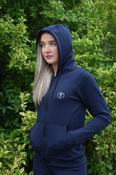 Turfmasters Children's Unisex Riding Hoody - Navy / Medium (12-13) image