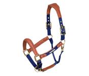 Velociti Lusso Padded Leather Headcollar - Green - Green / Cob image