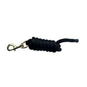 Turfmasters Heavy-Duty Woven Nylon Horse Lead Rope - Black - Black image