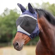 FlyGuard Pro Fine Mesh Fly Mask with Ears - Blue - Navy / X-Full image