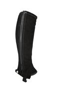 Turfmasters Suede Half Chaps - LARGE / Black